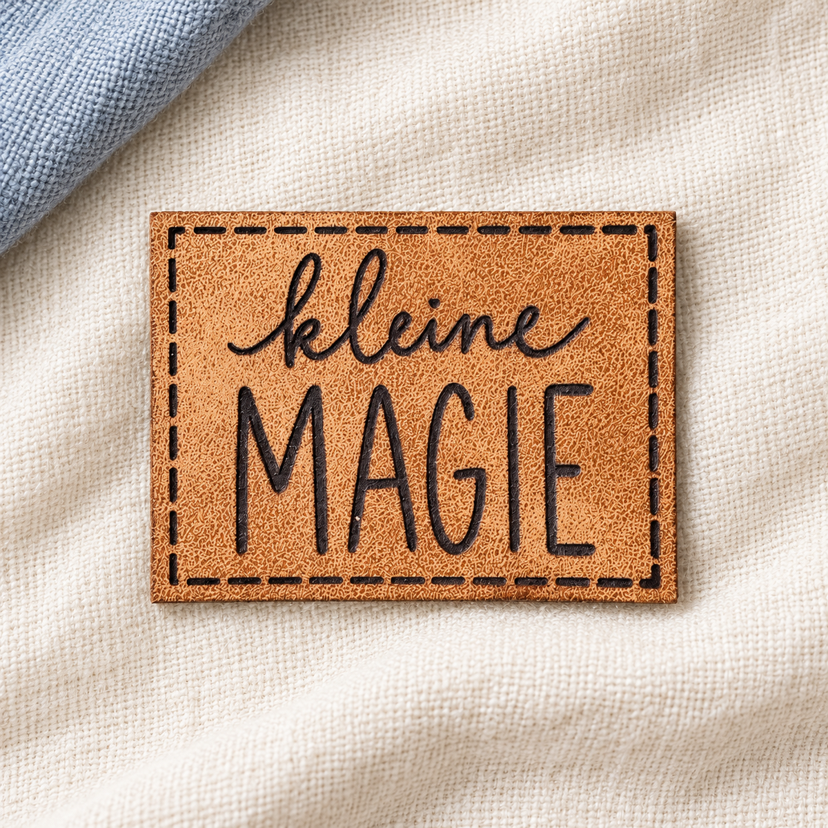 Kunstleder-Patch „kleine Magie“ – zum Aufnähen