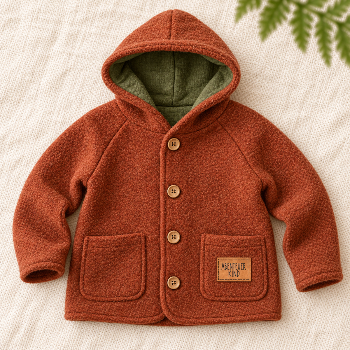 Kunstleder-Patch „ABENTEUER KIND“ – zum Aufnähen