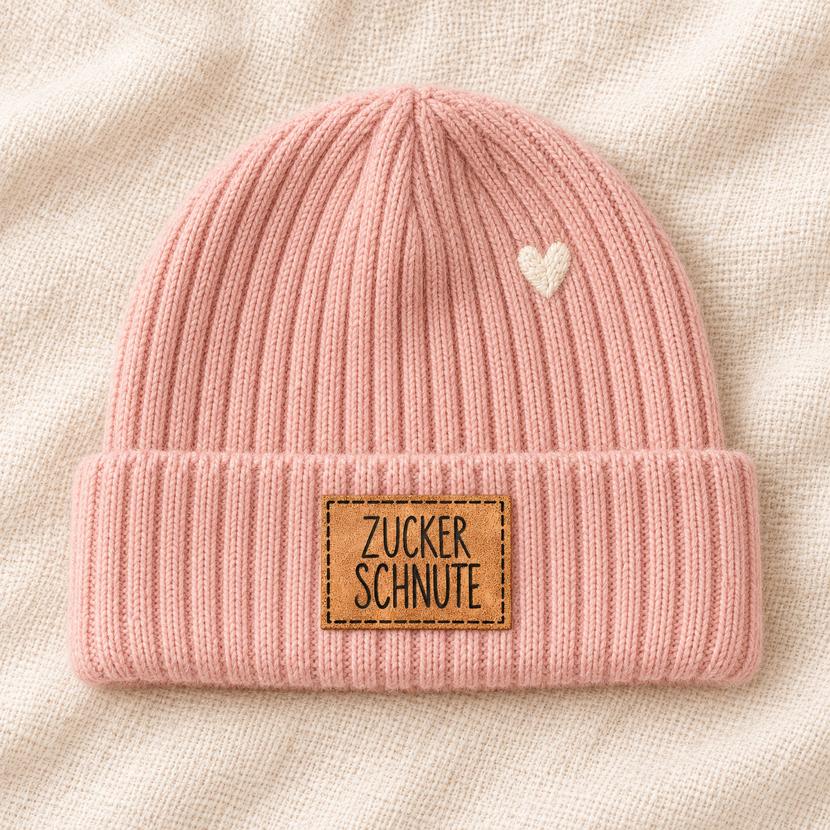 Kunstleder-Patch „ZUCKERSCHNUTE“ – zum Aufnähen