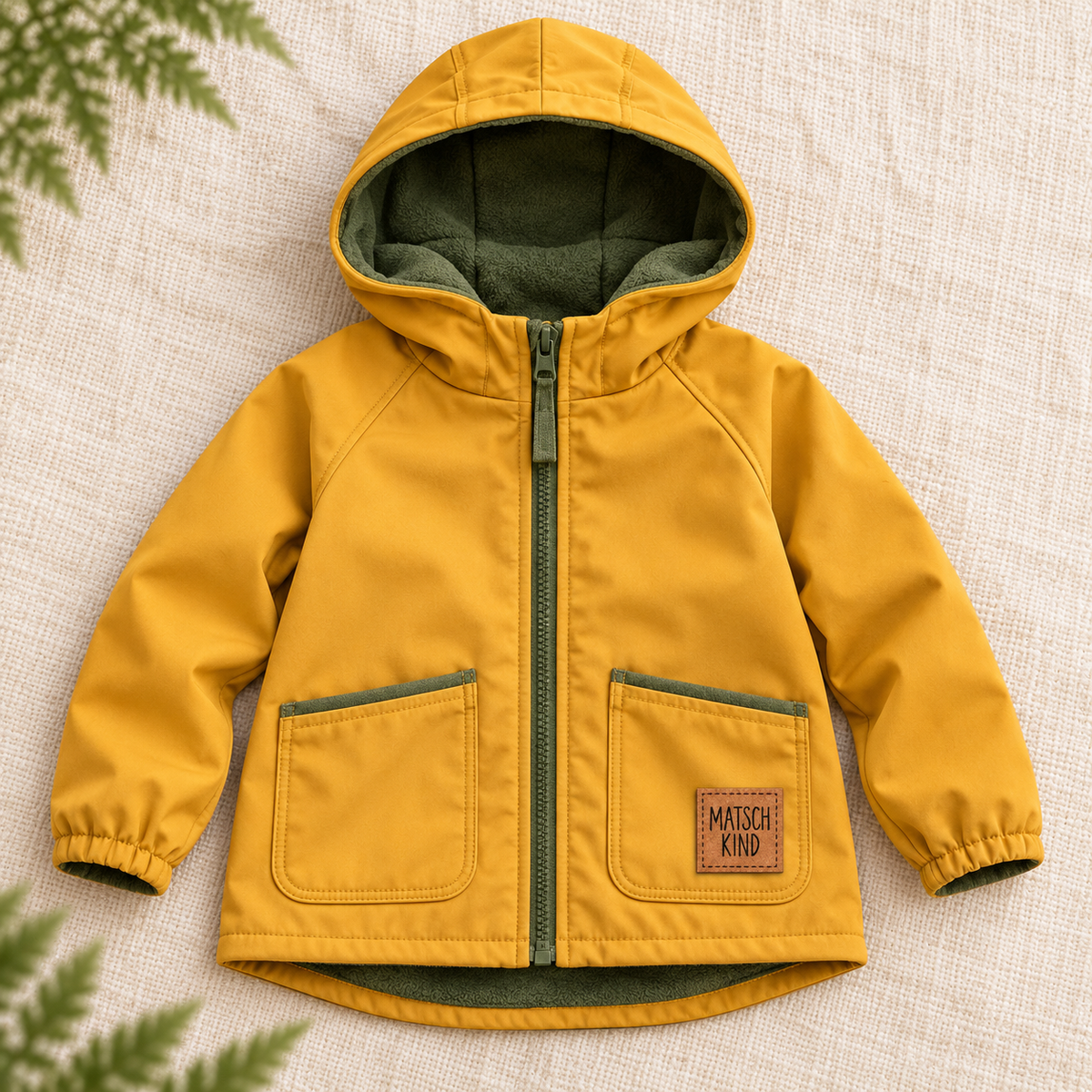 Kunstleder-Patch mit „MATSCHKIND“ – zum Aufnähen