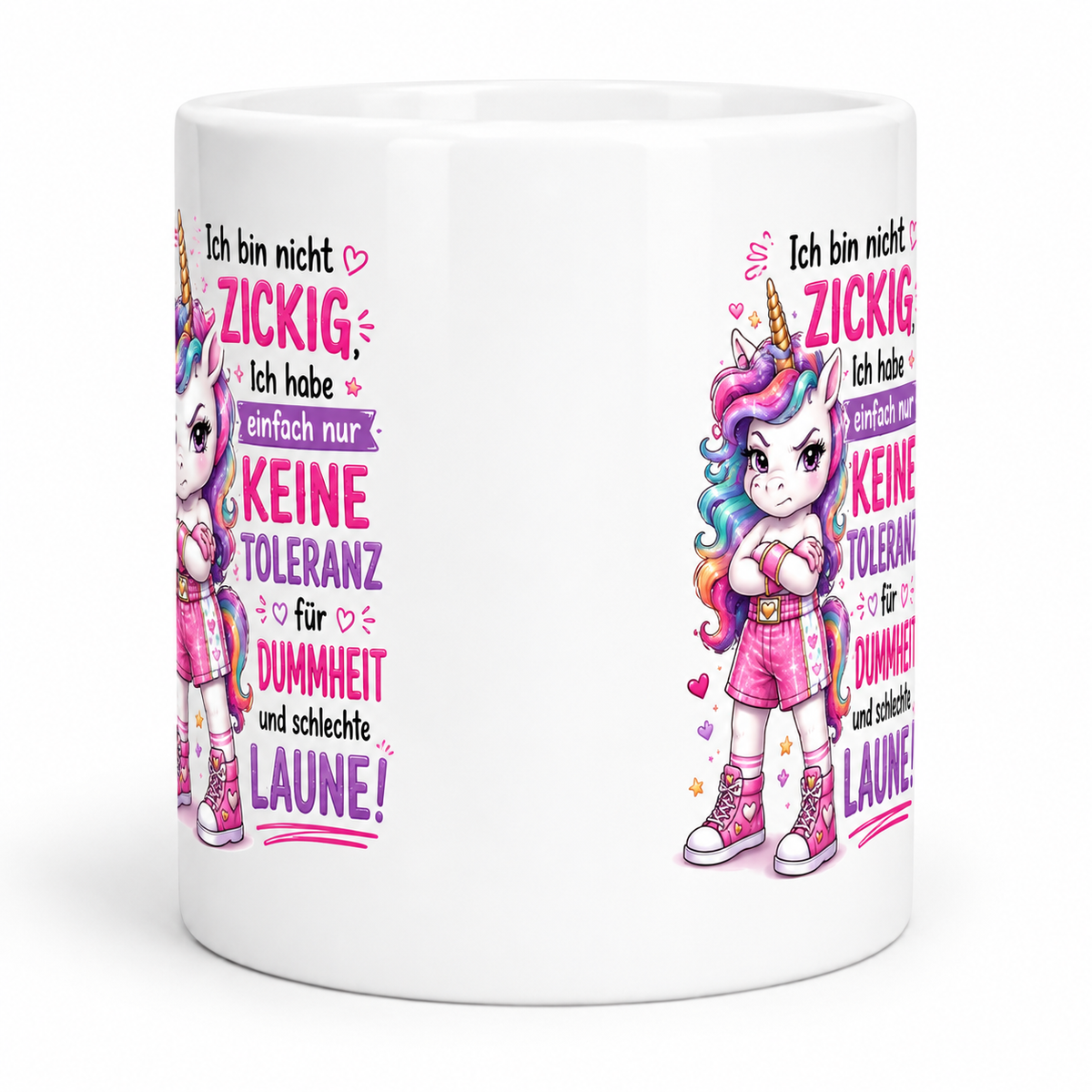 Motivtasse „Ich bin nicht zickig….“ – dein Lieblingsmotiv für die Kaffeepause
