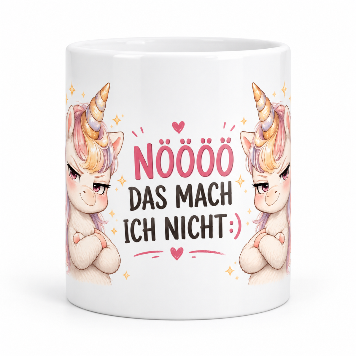 Motivtasse „Nöööö das mach ich nicht“ – dein Lieblingsmotiv für die Kaffeepause