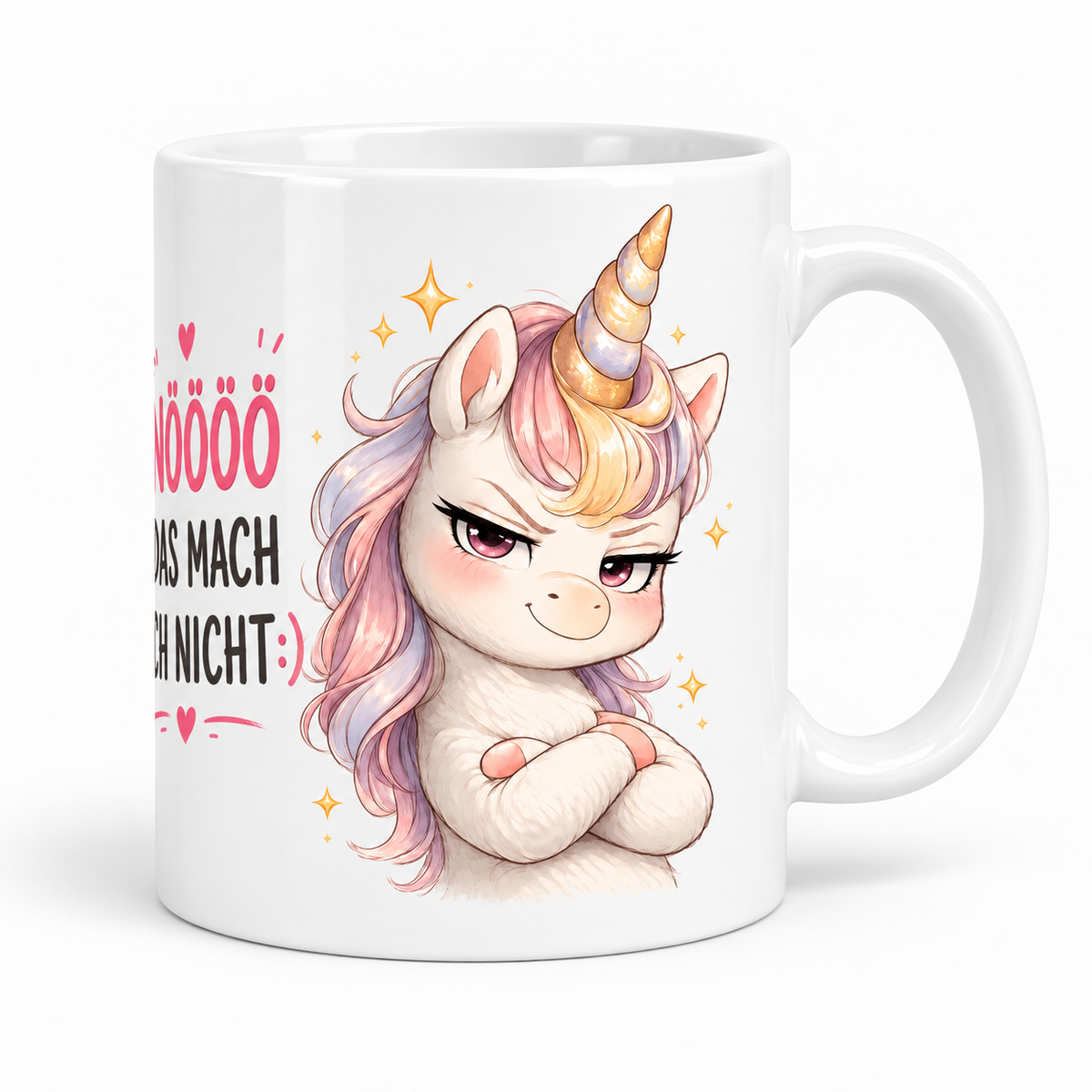 Motivtasse „Nöööö das mach ich nicht“ – dein Lieblingsmotiv für die Kaffeepause