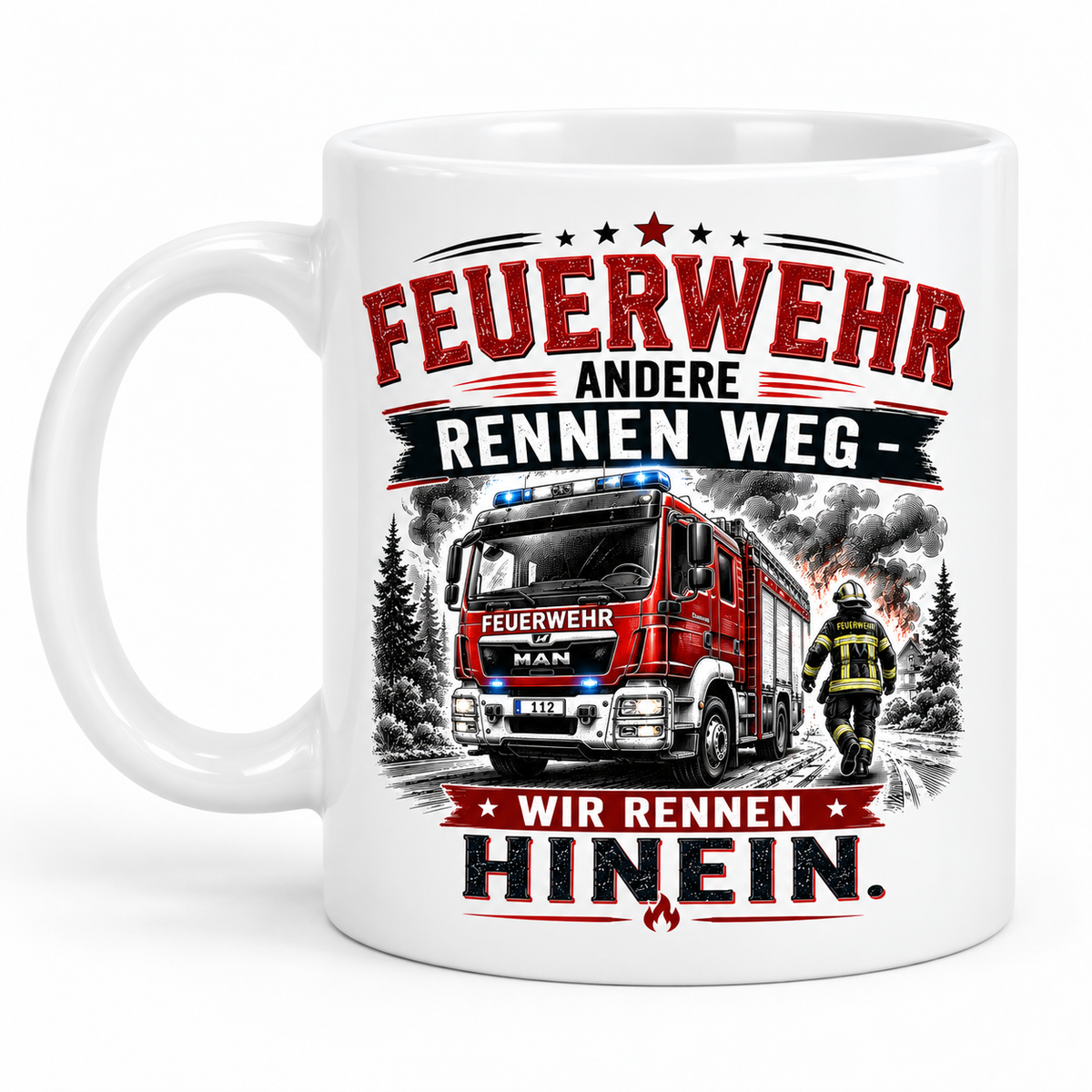 Motivtasse „Feuerwehr“ – dein Lieblingsmotiv für die Kaffeepause