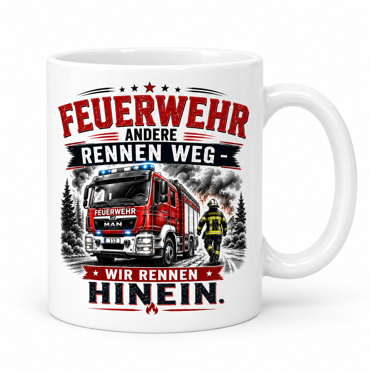 Motivtasse „Feuerwehr“ – dein Lieblingsmotiv für die Kaffeepause